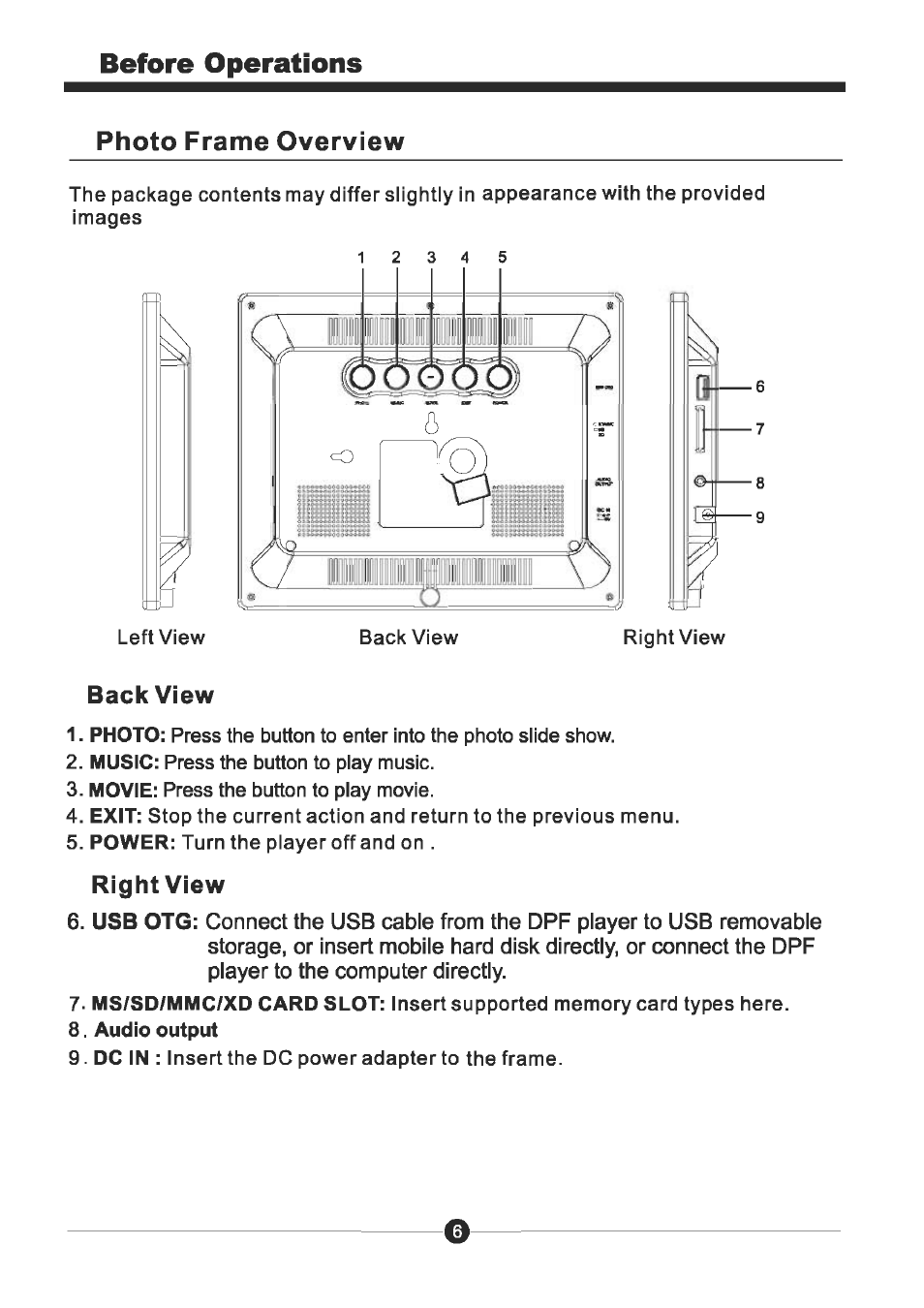 Sungale CD806 User Manual | Page 7 / 32