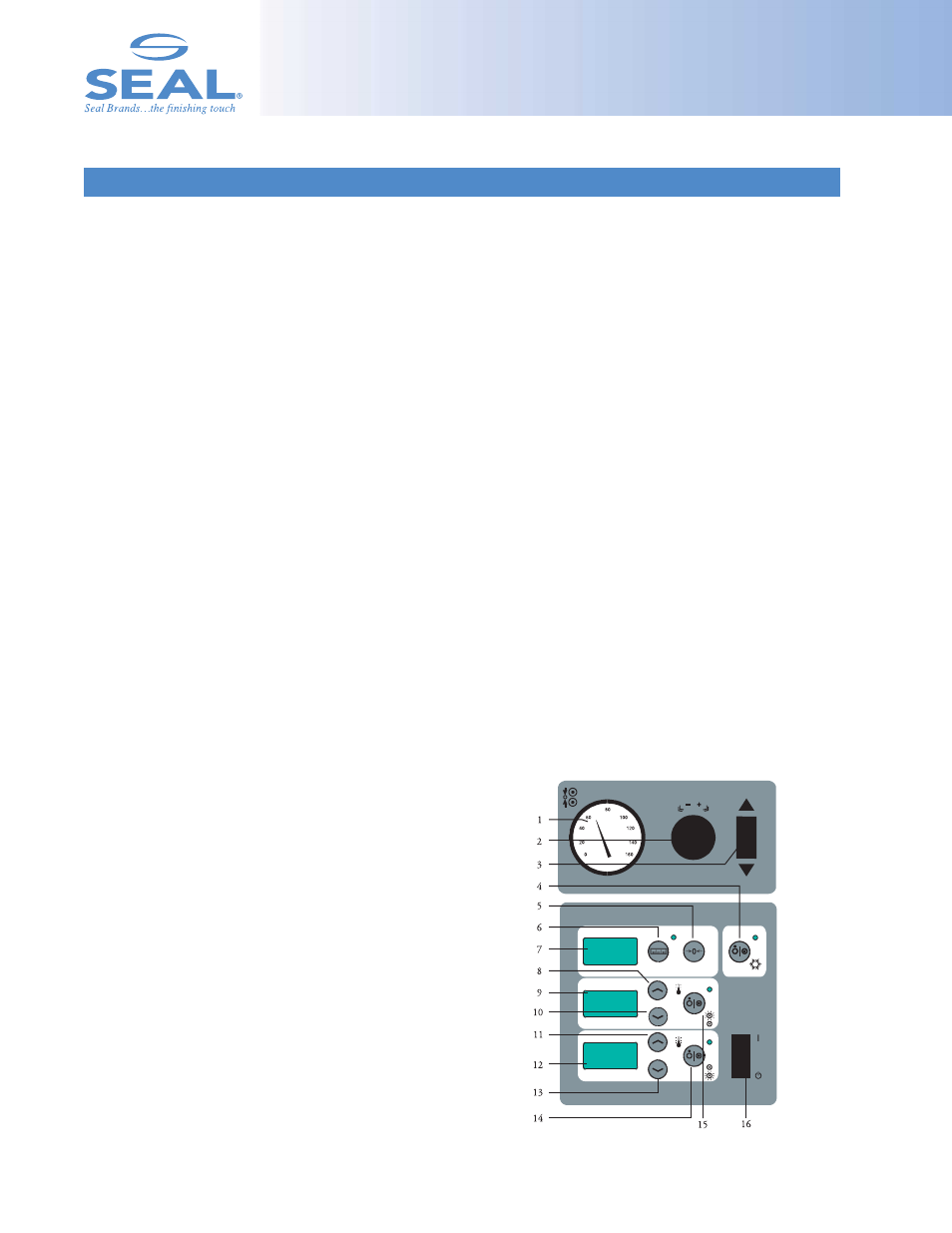 SEAL 6500 User Manual | Page 12 / 38