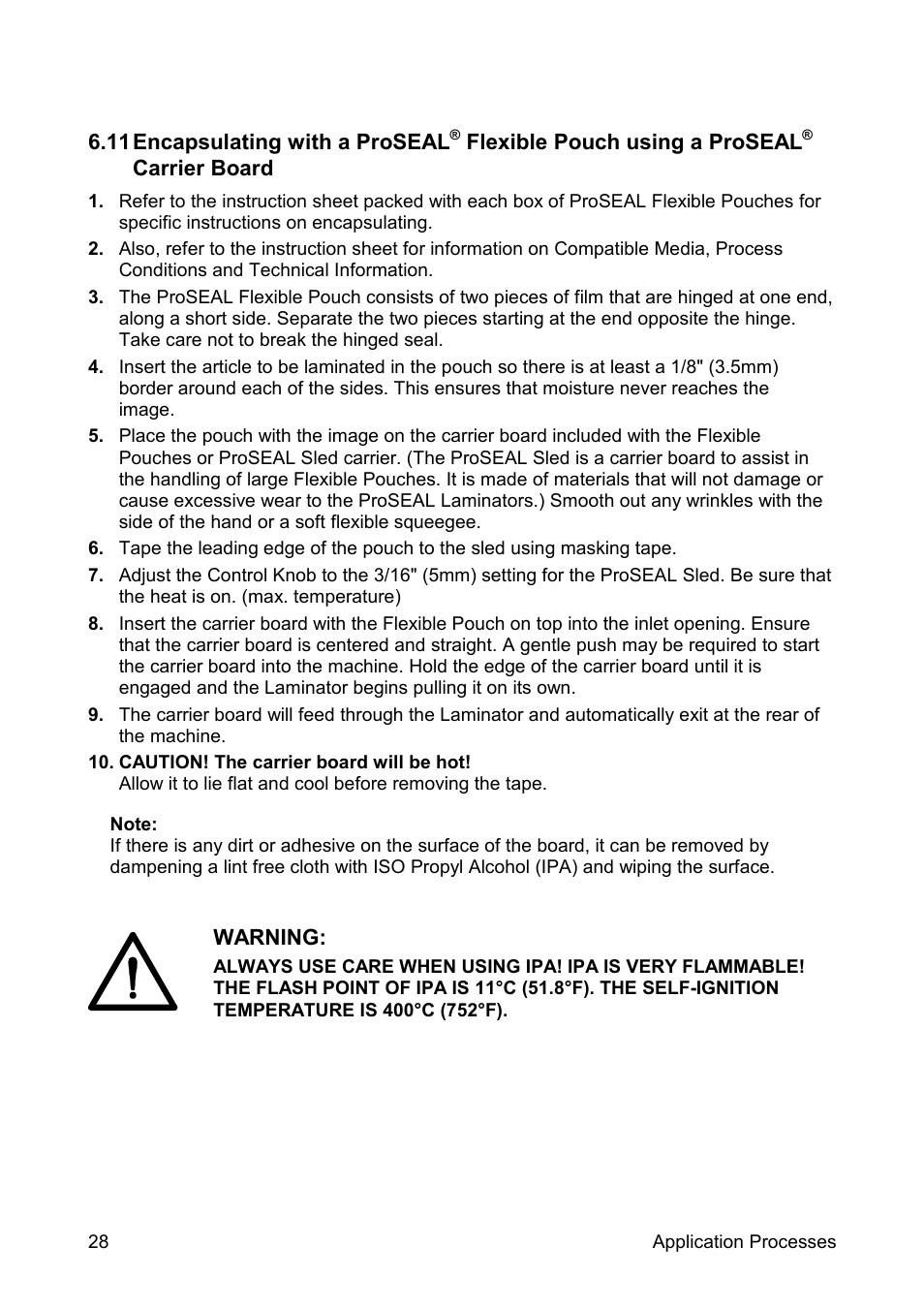 SEAL 44/62 User Manual | Page 30 / 35