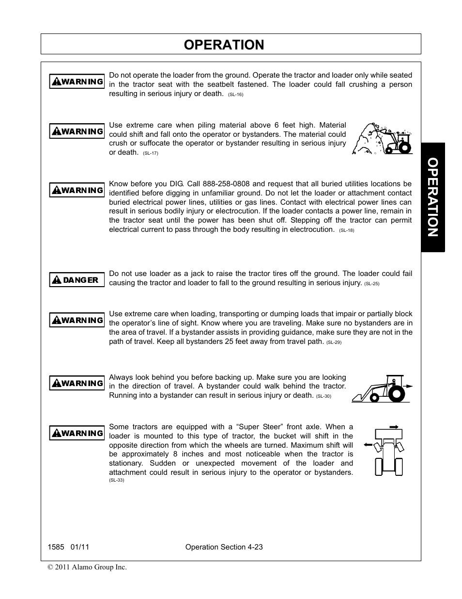 Operation, Opera t ion | Servis-Rhino F-4123C User Manual | Page 69 / 104