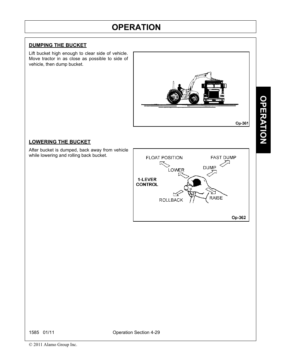 Operation, Opera t ion | Servis-Rhino F-4123C User Manual | Page 75 / 104