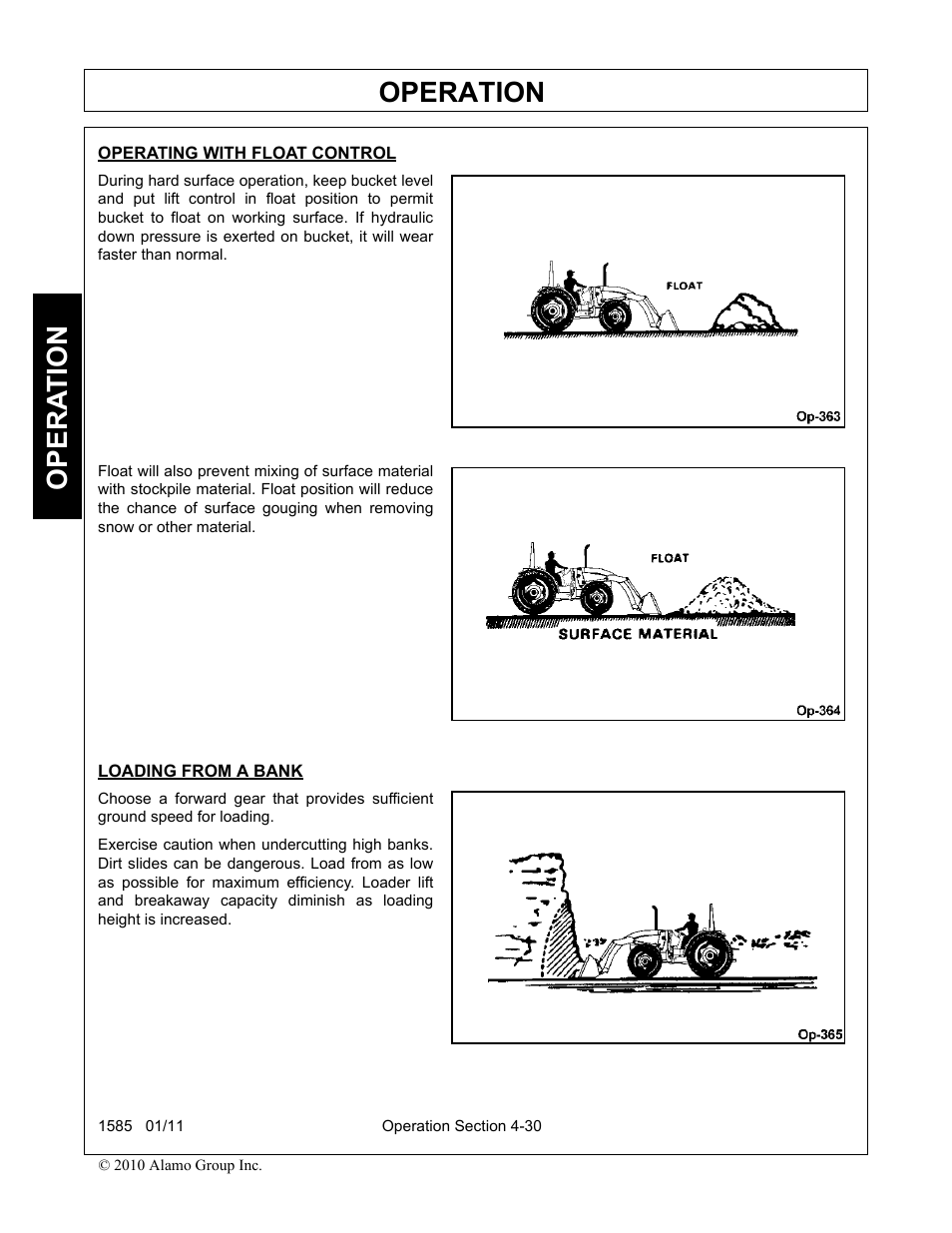 Operation, Opera t ion | Servis-Rhino F-4123C User Manual | Page 76 / 104