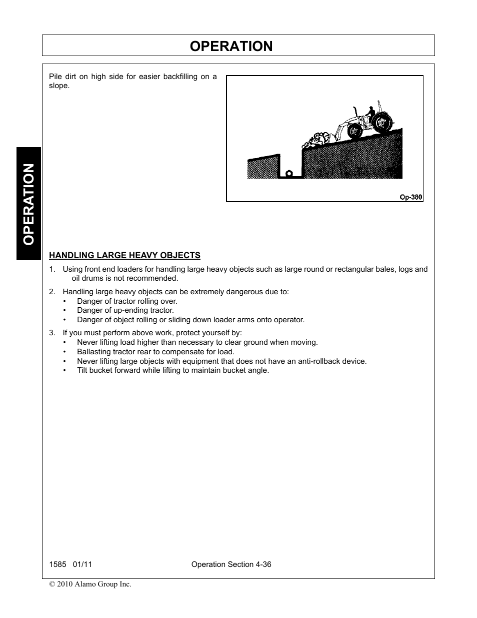 Operation, Opera t ion | Servis-Rhino F-4123C User Manual | Page 82 / 104