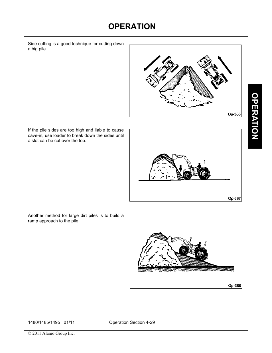 Operation, Opera t ion | Servis-Rhino 1495 User Manual | Page 75 / 104