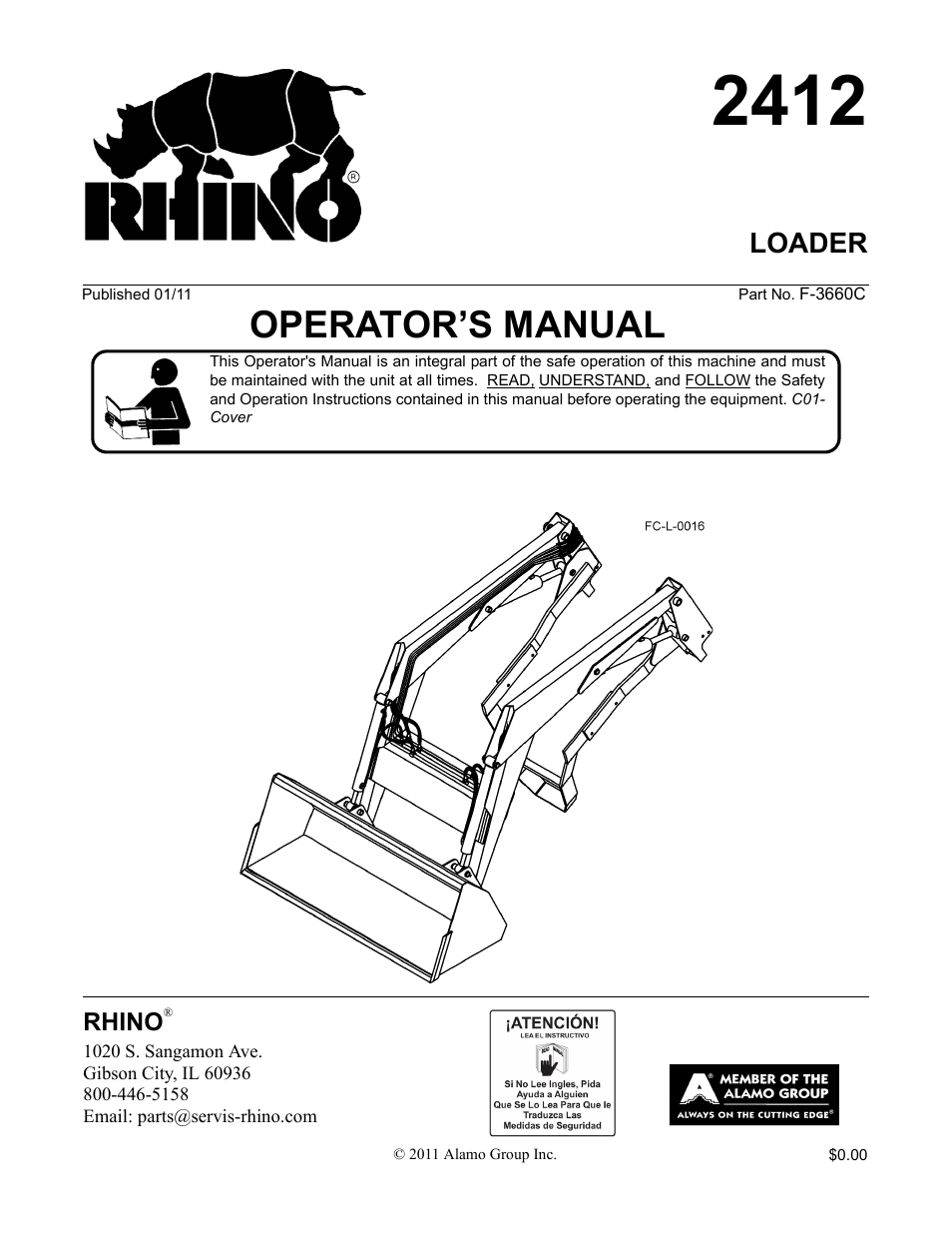 Servis-Rhino 2412 User Manual | 100 pages