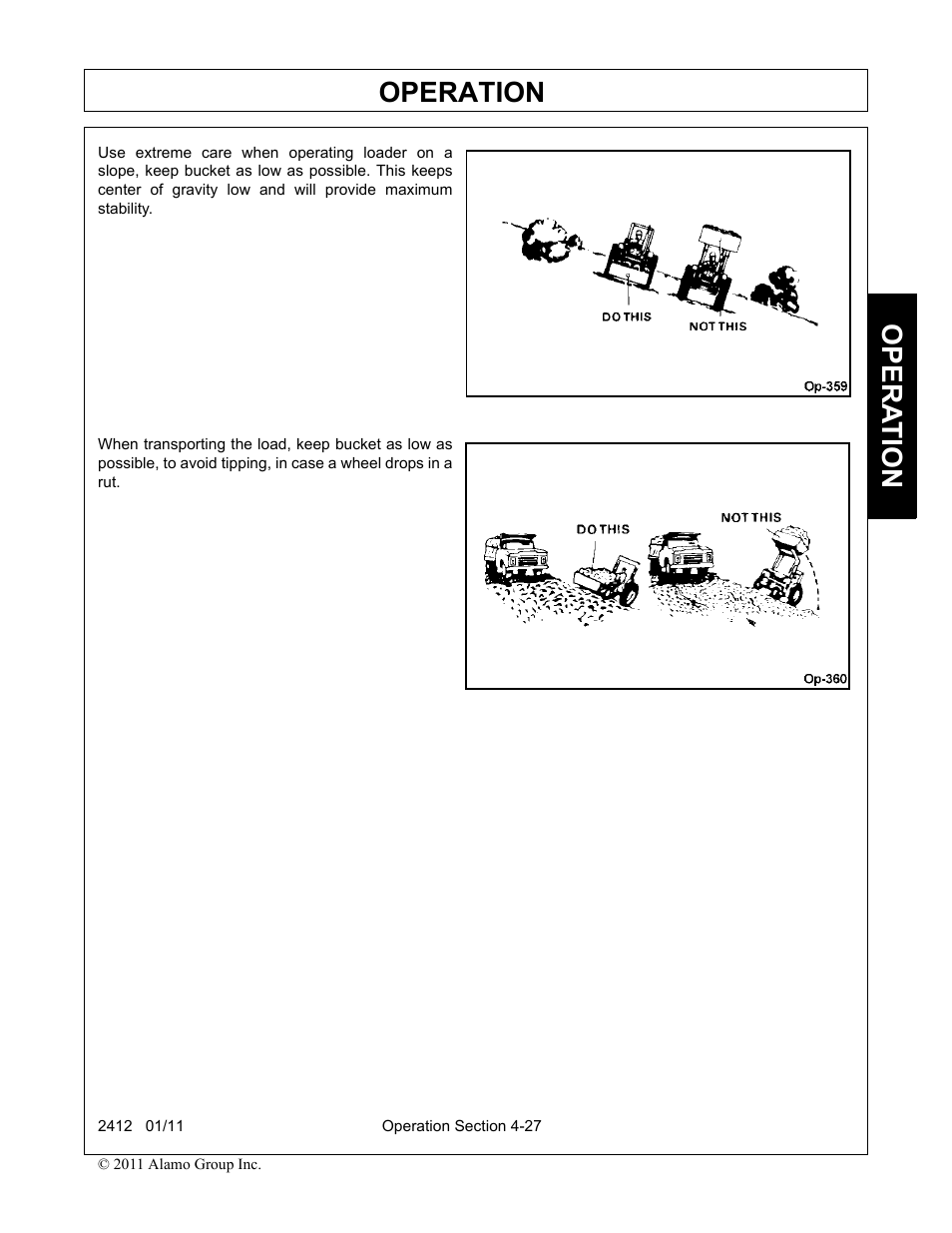 Operation, Opera t ion | Servis-Rhino 2412 User Manual | Page 71 / 100