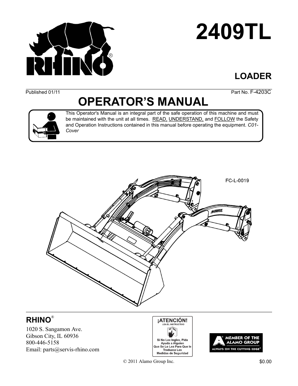Servis-Rhino 2409TL User Manual | 104 pages