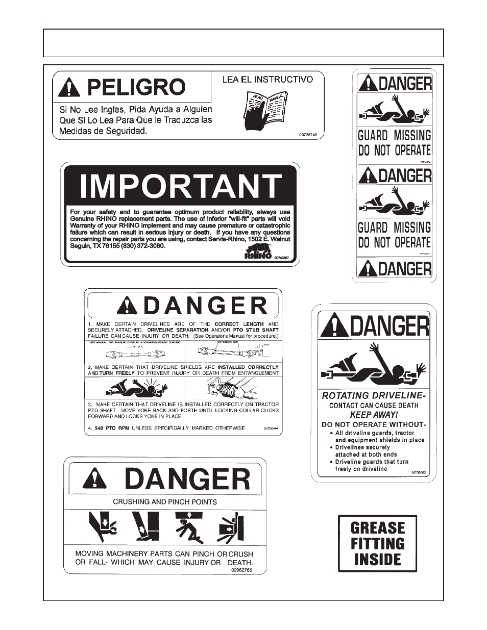 Safety | Servis-Rhino DM124 User Manual | Page 20 / 106