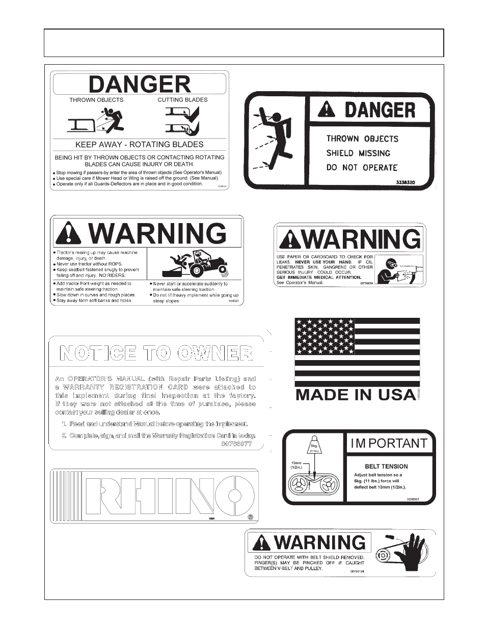 Safety | Servis-Rhino DM124 User Manual | Page 21 / 106