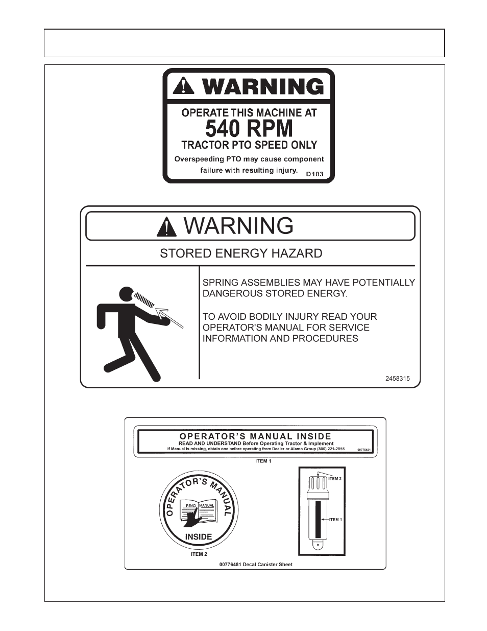 Safety | Servis-Rhino DM124 User Manual | Page 23 / 106