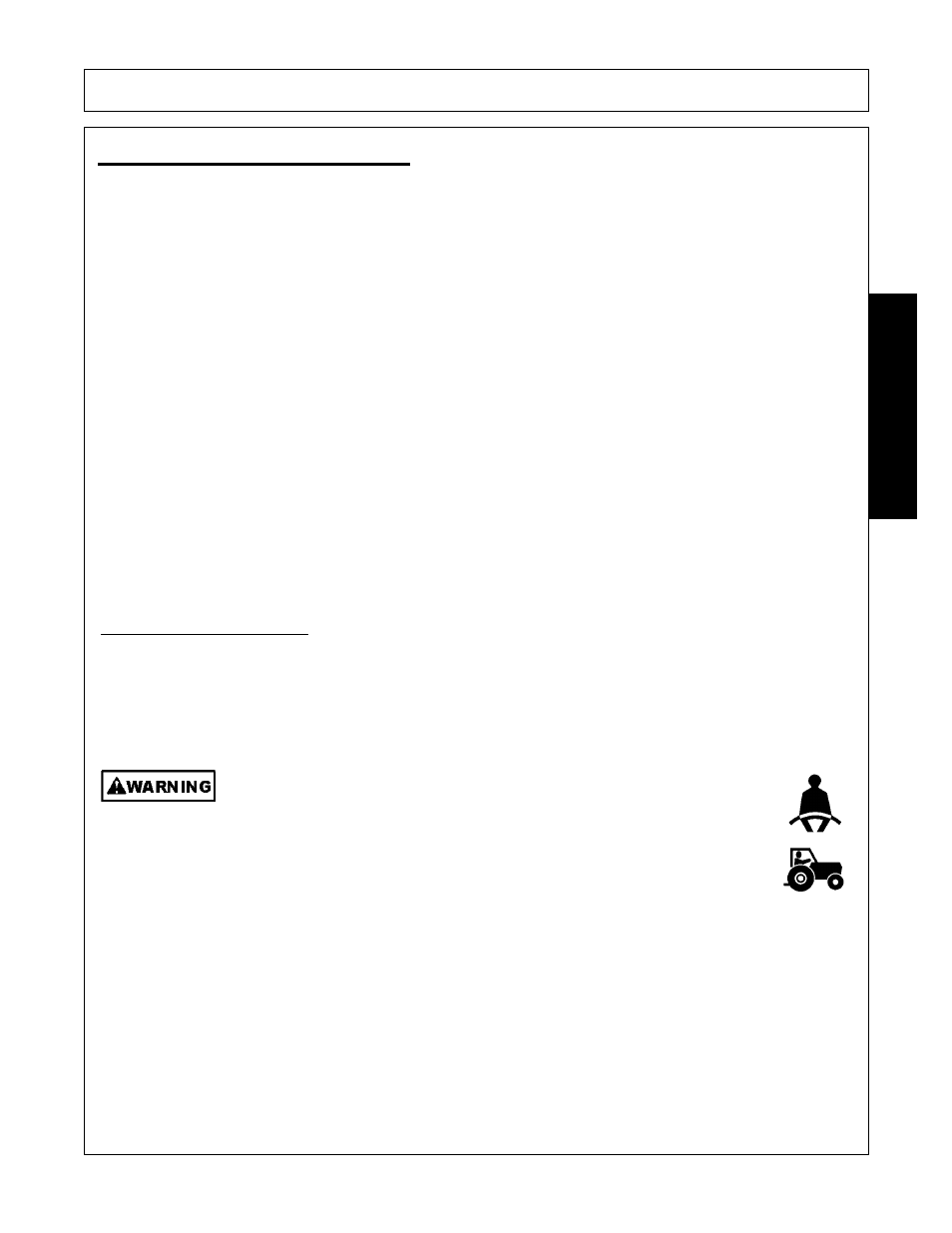 Tractor requirements, Tractor requirements and capabilities, 1 rops and seat belt | Tractor requirements -5 rops and seat belt -5, Operation, Opera t ion | Servis-Rhino SE10-4A User Manual | Page 101 / 168