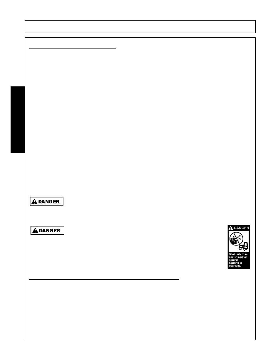 Starting the tractor, Connecting the mower to the tractor, Operation | Opera t ion | Servis-Rhino SE10-4A User Manual | Page 106 / 168