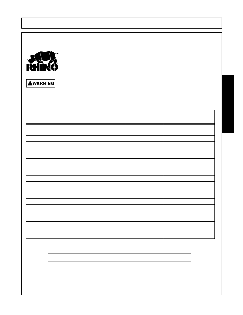 Operation, Opera t ion, Rotary mower pre-operation inspection | Do not operate an unsafe tractor or mower | Servis-Rhino SE10-4A User Manual | Page 121 / 168