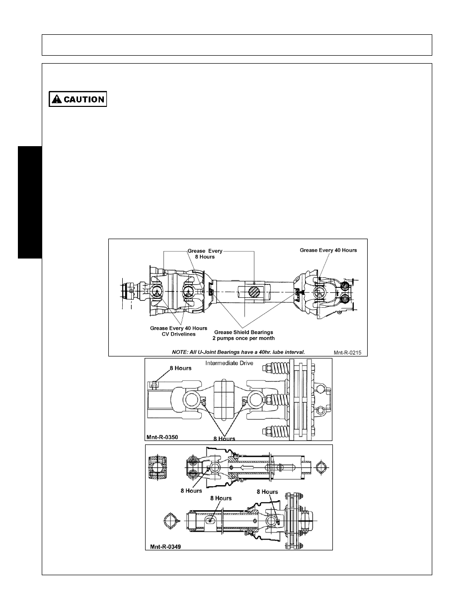 Drivelines, Drivelines -6, Maintenance | Servis-Rhino SE10-4A User Manual | Page 150 / 168