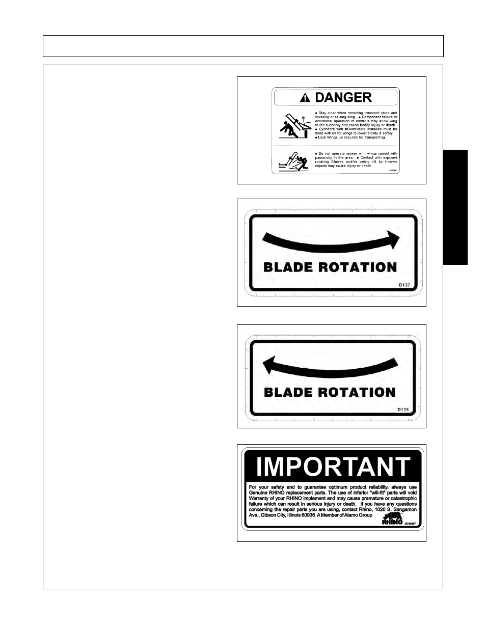Safety | Servis-Rhino SE10-4A User Manual | Page 27 / 168