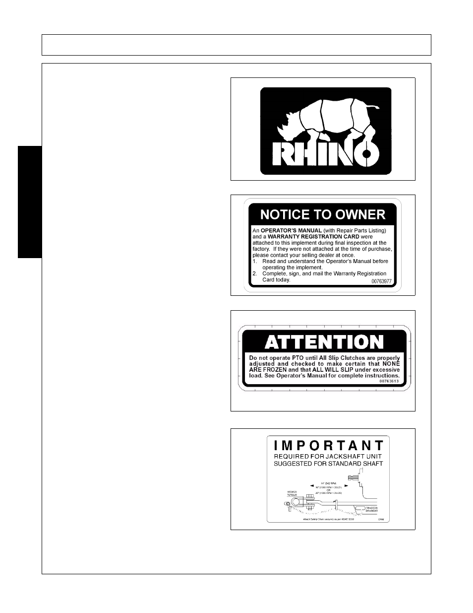 Safety | Servis-Rhino SE10-4A User Manual | Page 32 / 168