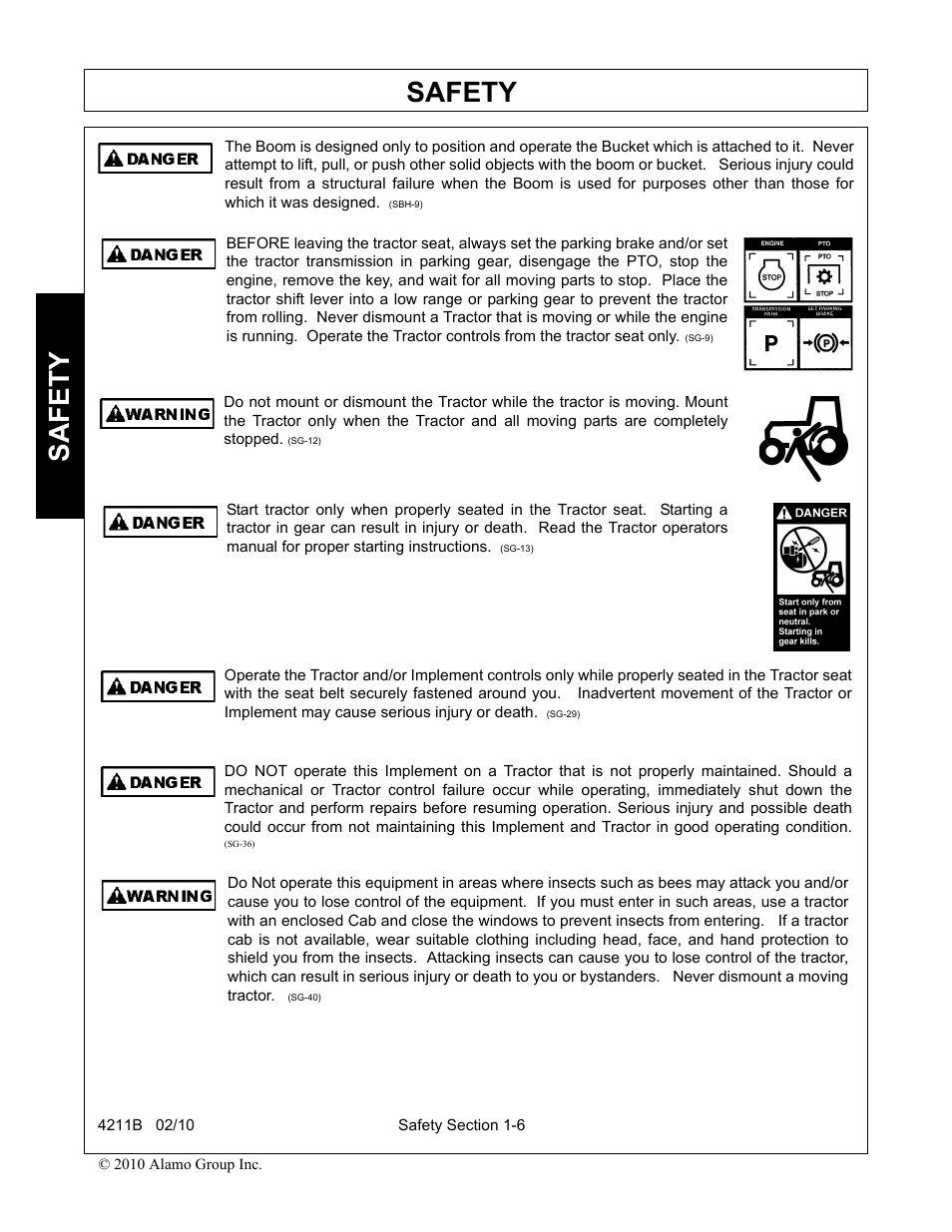 Safety | Servis-Rhino 4211B User Manual | Page 10 / 104