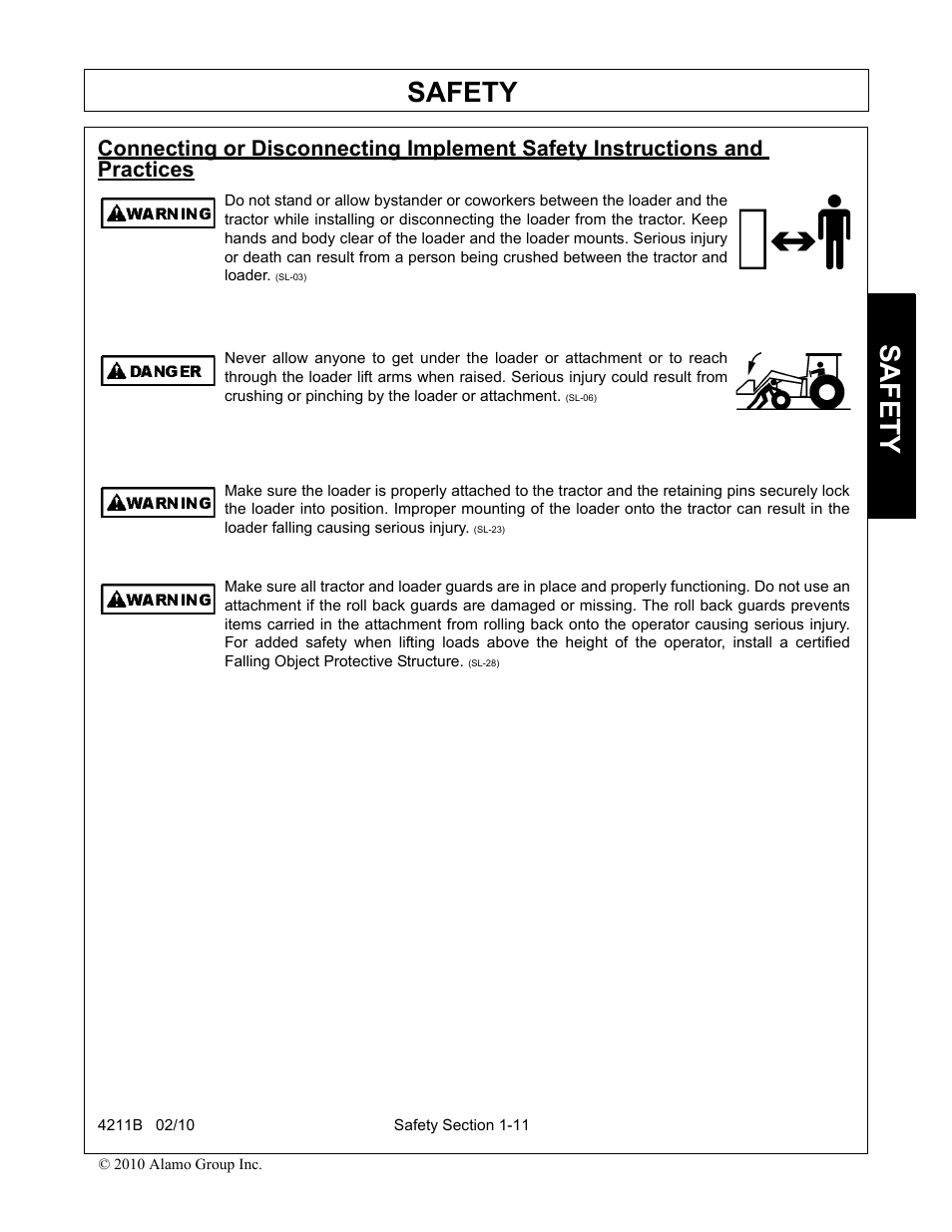 Safety | Servis-Rhino 4211B User Manual | Page 15 / 104