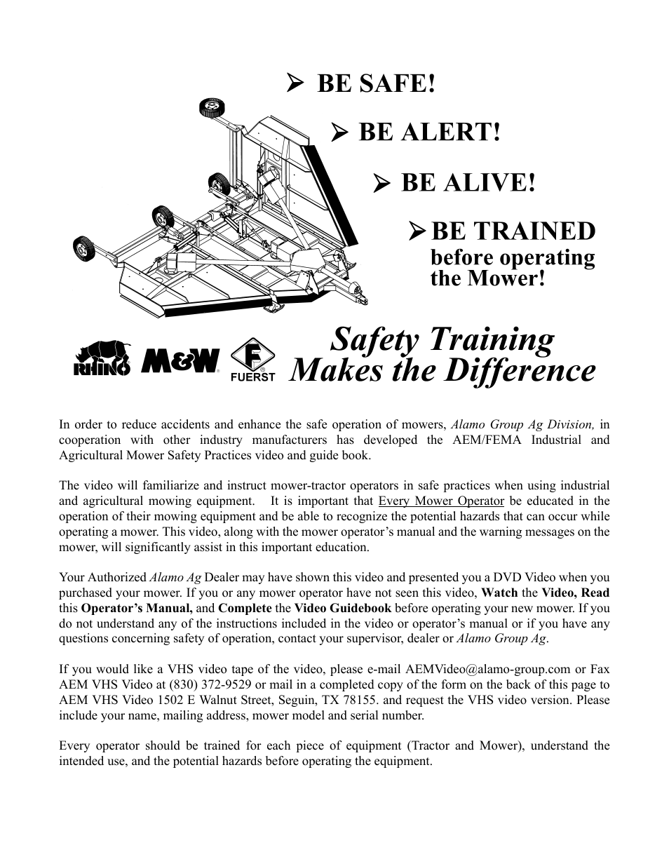 Servis-Rhino CY84 User Manual | Page 3 / 146