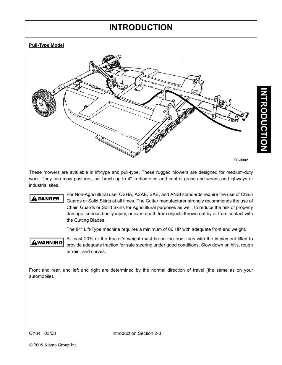 Introduction | Servis-Rhino CY84 User Manual | Page 77 / 146