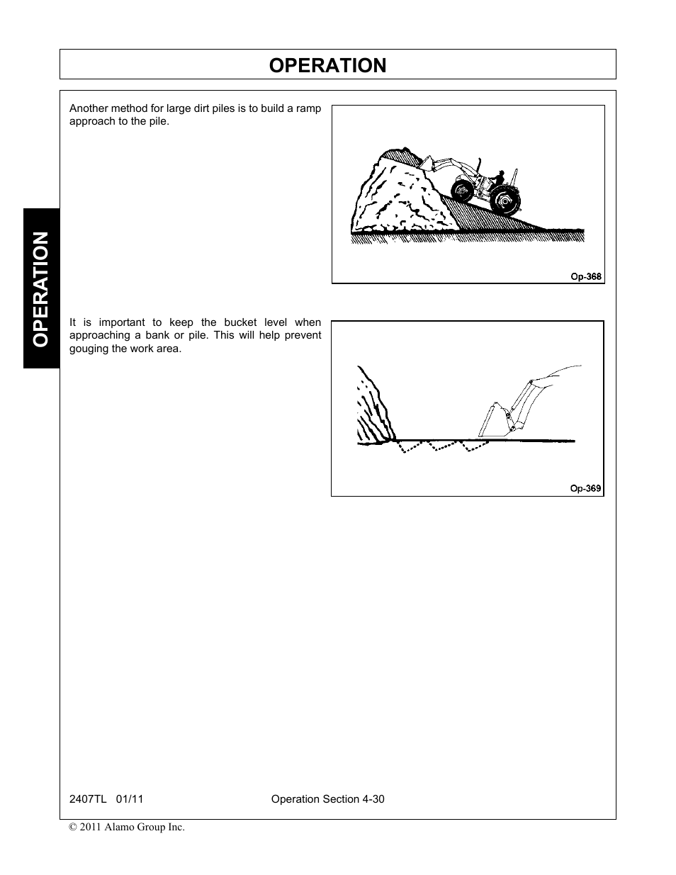 Operation, Opera t ion | Servis-Rhino 2407TL User Manual | Page 70 / 100