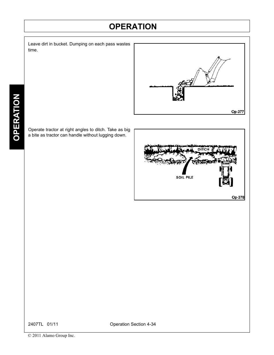 Operation, Opera t ion | Servis-Rhino 2407TL User Manual | Page 74 / 100