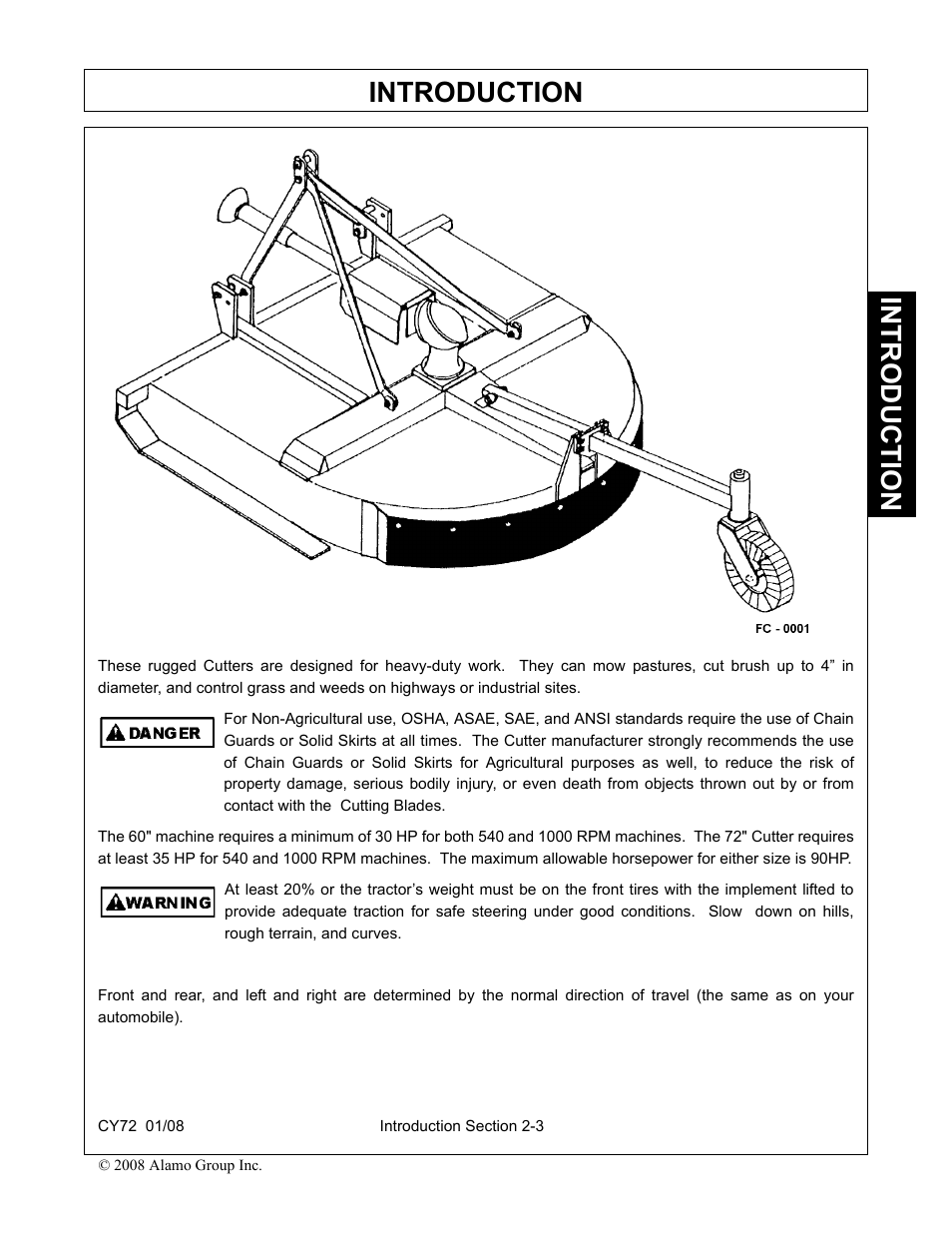 Introduction | Servis-Rhino CY72 User Manual | Page 73 / 136