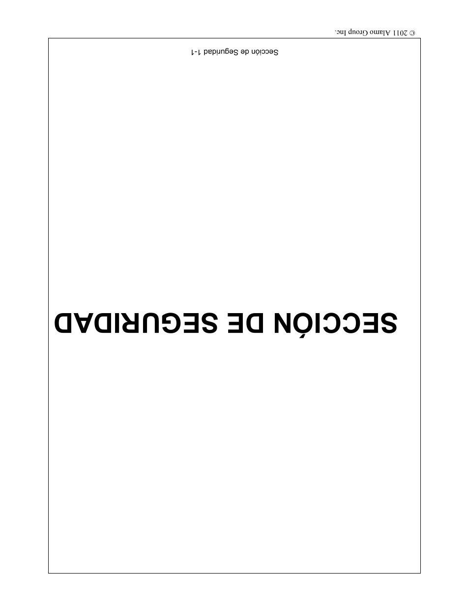 Sección de seguridad | Servis-Rhino FR162 User Manual | Page 190 / 196