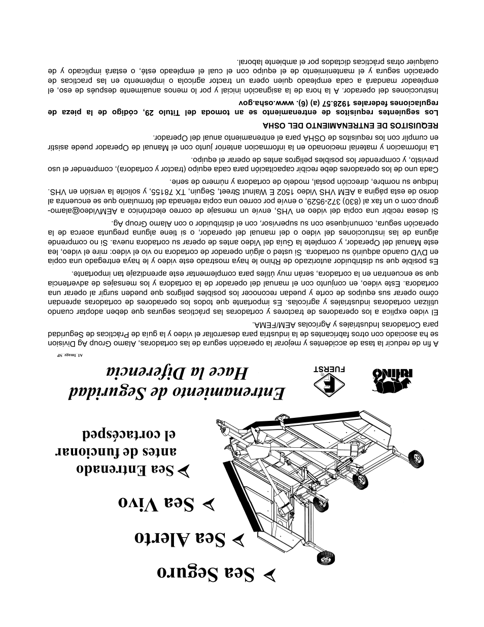 Servis-Rhino FR162 User Manual | Page 194 / 196