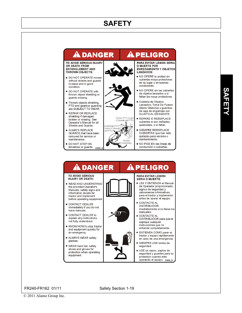 Safety | Servis-Rhino FR162 User Manual | Page 29 / 196