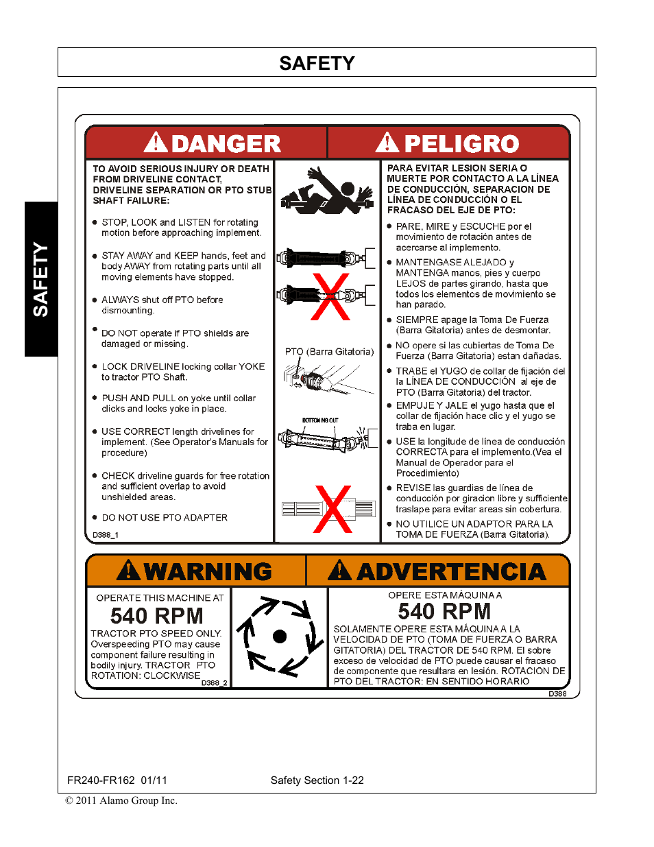 Safety | Servis-Rhino FR162 User Manual | Page 32 / 196