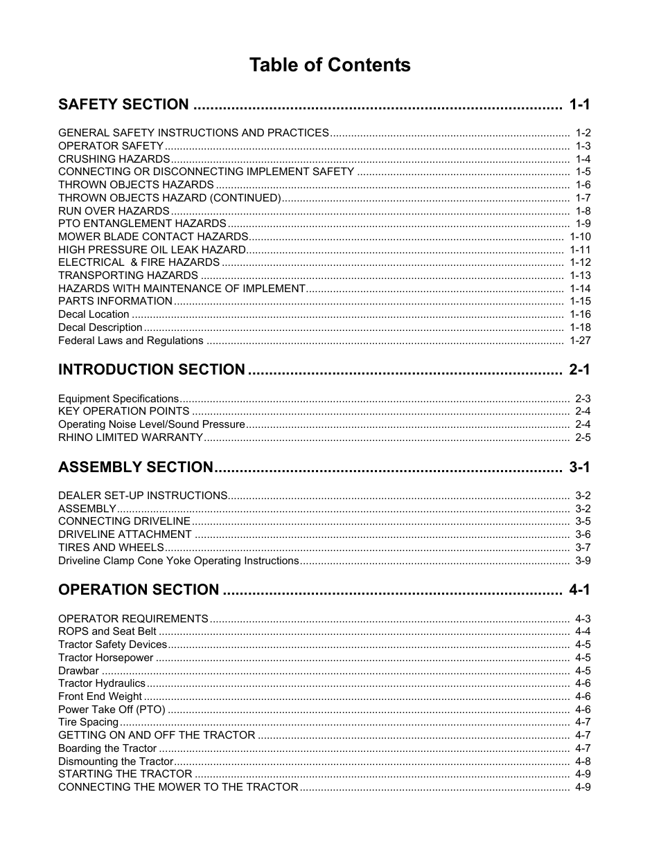 Servis-Rhino FR162 User Manual | Page 7 / 196