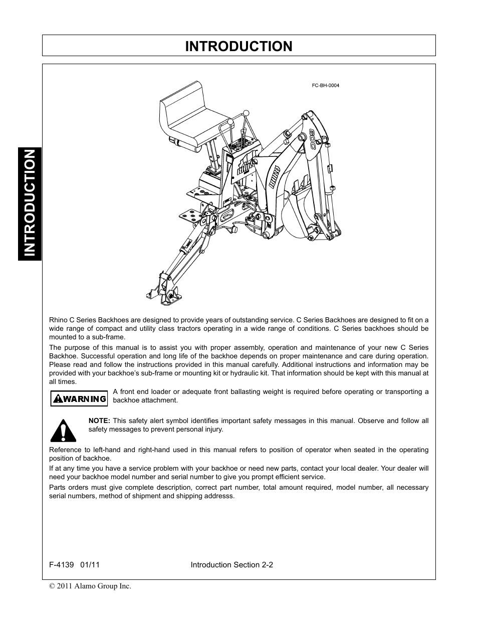 Introduction | Servis-Rhino 60C User Manual | Page 26 / 50