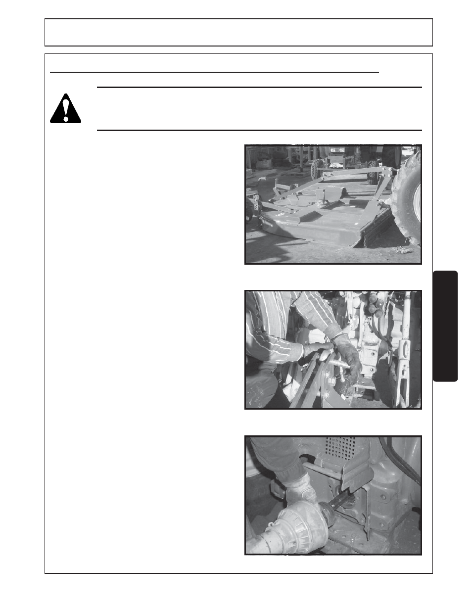 11) disconnecting the mower from the tractor -29, Operation opera tion, Disconnecting the mower from the tractor | Servis-Rhino FM84A User Manual | Page 103 / 128