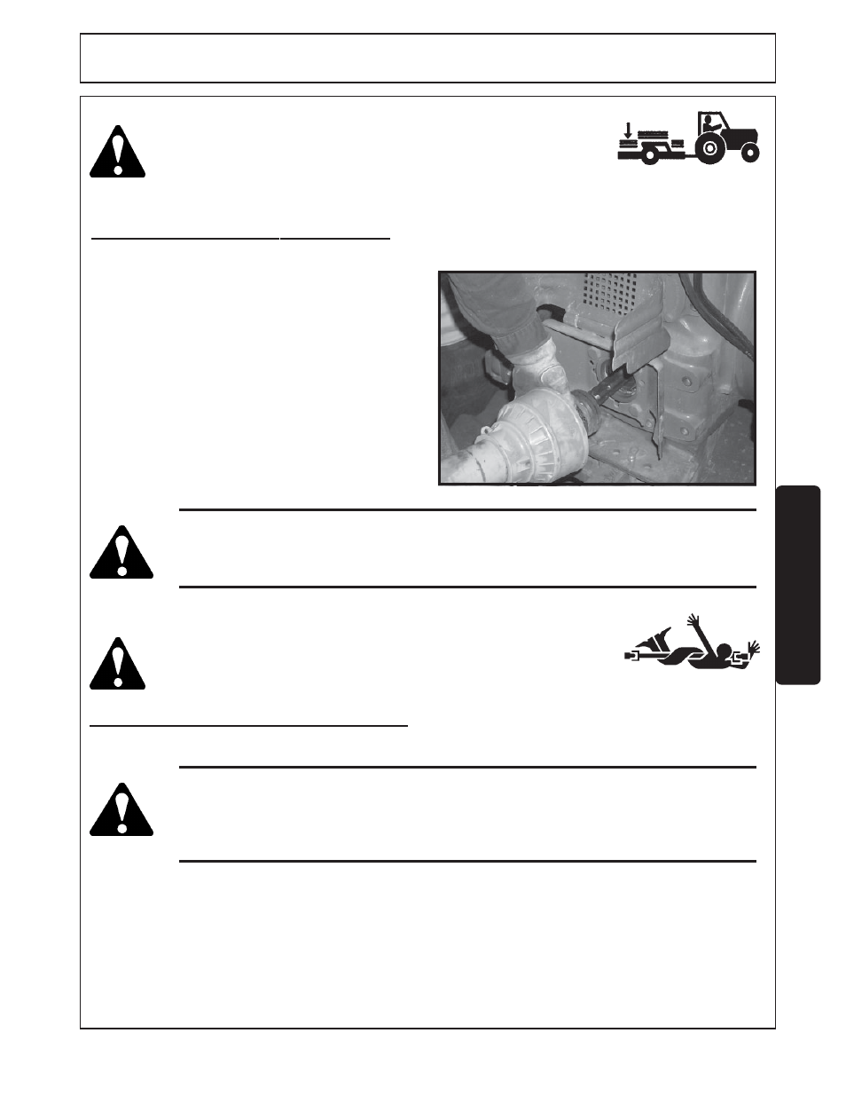 1) setting mowing height-lift type -13, 7) driveline attachment -13, 1) driveline length modification -13 | Operation opera tion, Driveline attachment, 1 driveline length modification | Servis-Rhino FM84A User Manual | Page 87 / 128