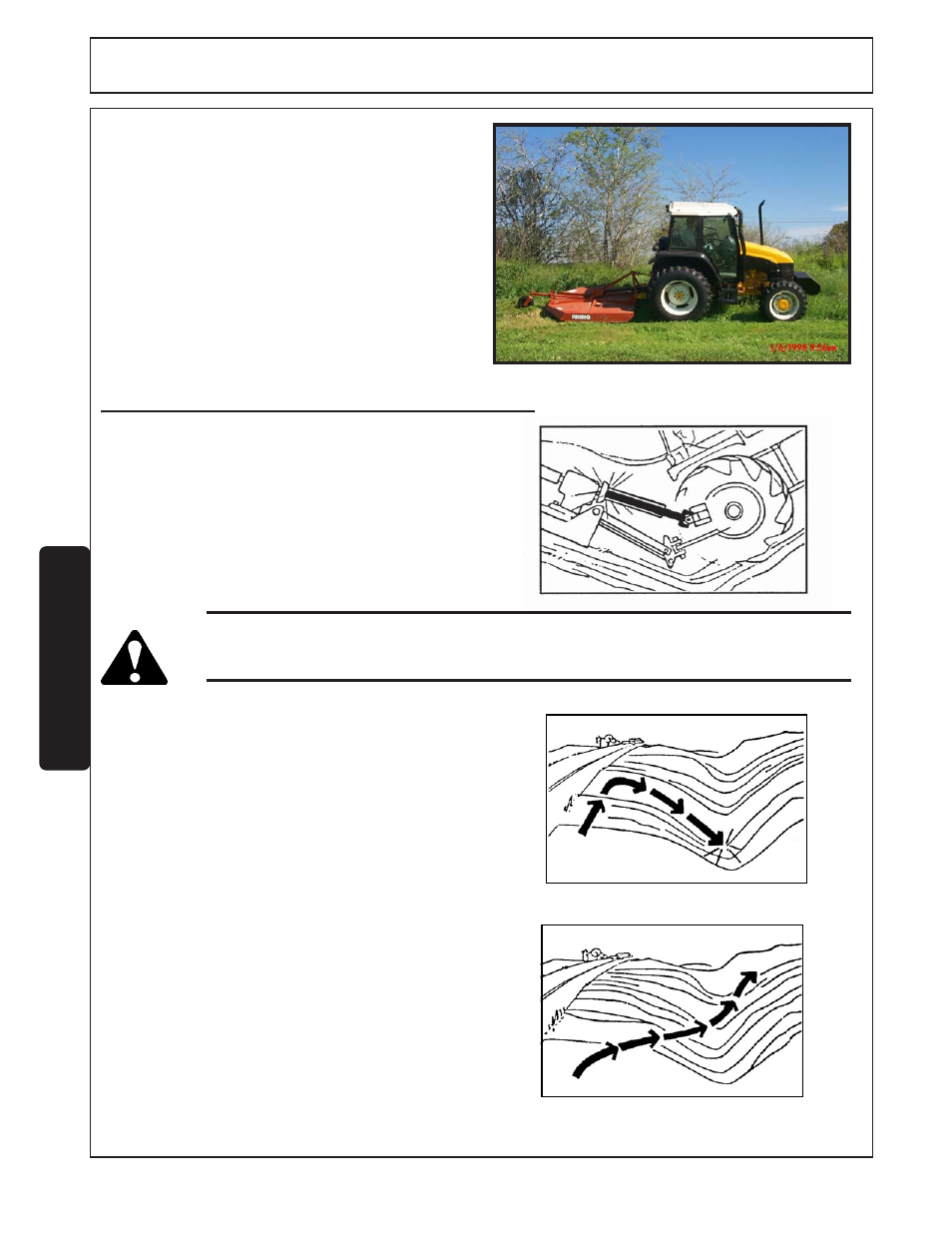 5) crossing ditches and steep inclines -22, Operation, Opera tion | 5 crossing ditches and steep inclines | Servis-Rhino FM84A User Manual | Page 96 / 128