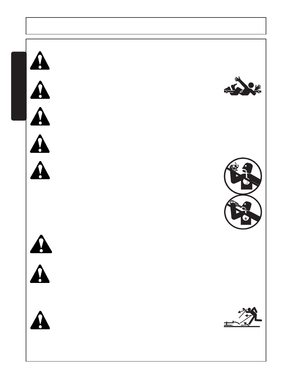 Safety | Servis-Rhino FM84 User Manual | Page 12 / 100