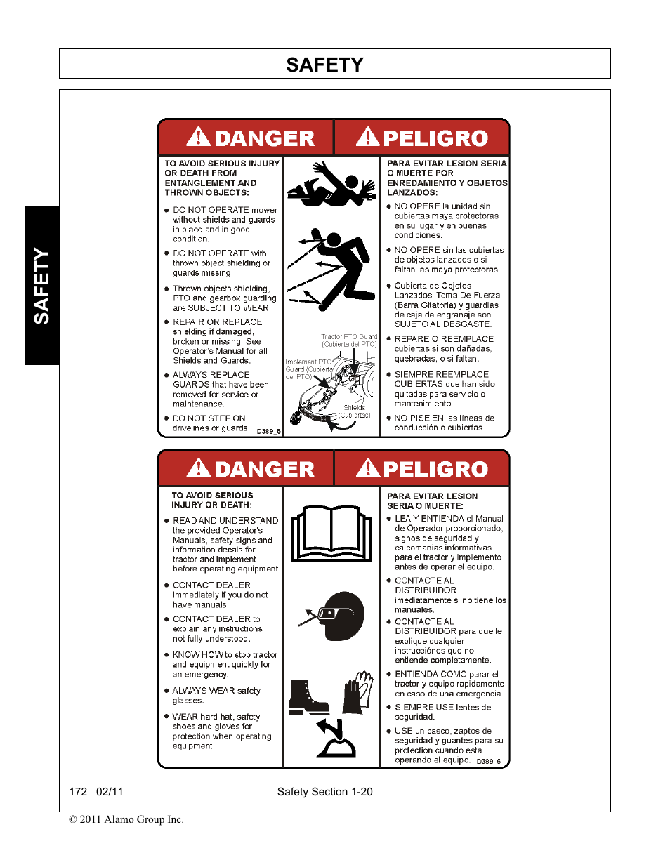Safety | Servis-Rhino 00781400C User Manual | Page 30 / 180