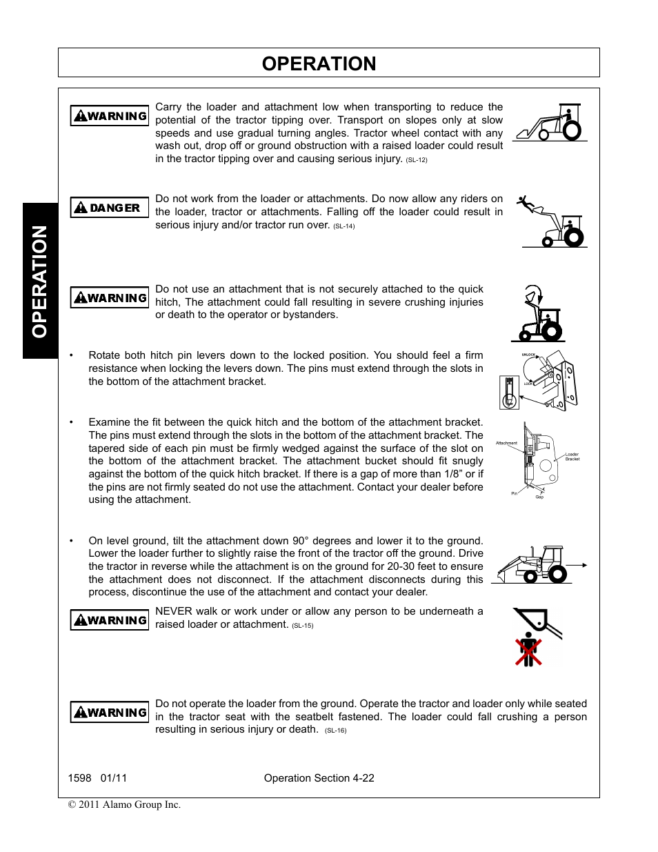 Operation, Opera t ion | Servis-Rhino 1598 User Manual | Page 72 / 108