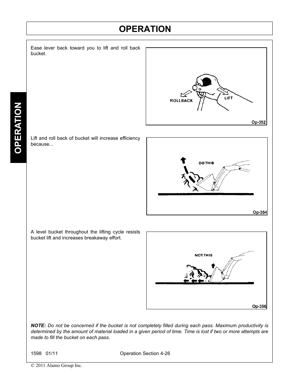 Operation, Opera t ion | Servis-Rhino 1598 User Manual | Page 76 / 108