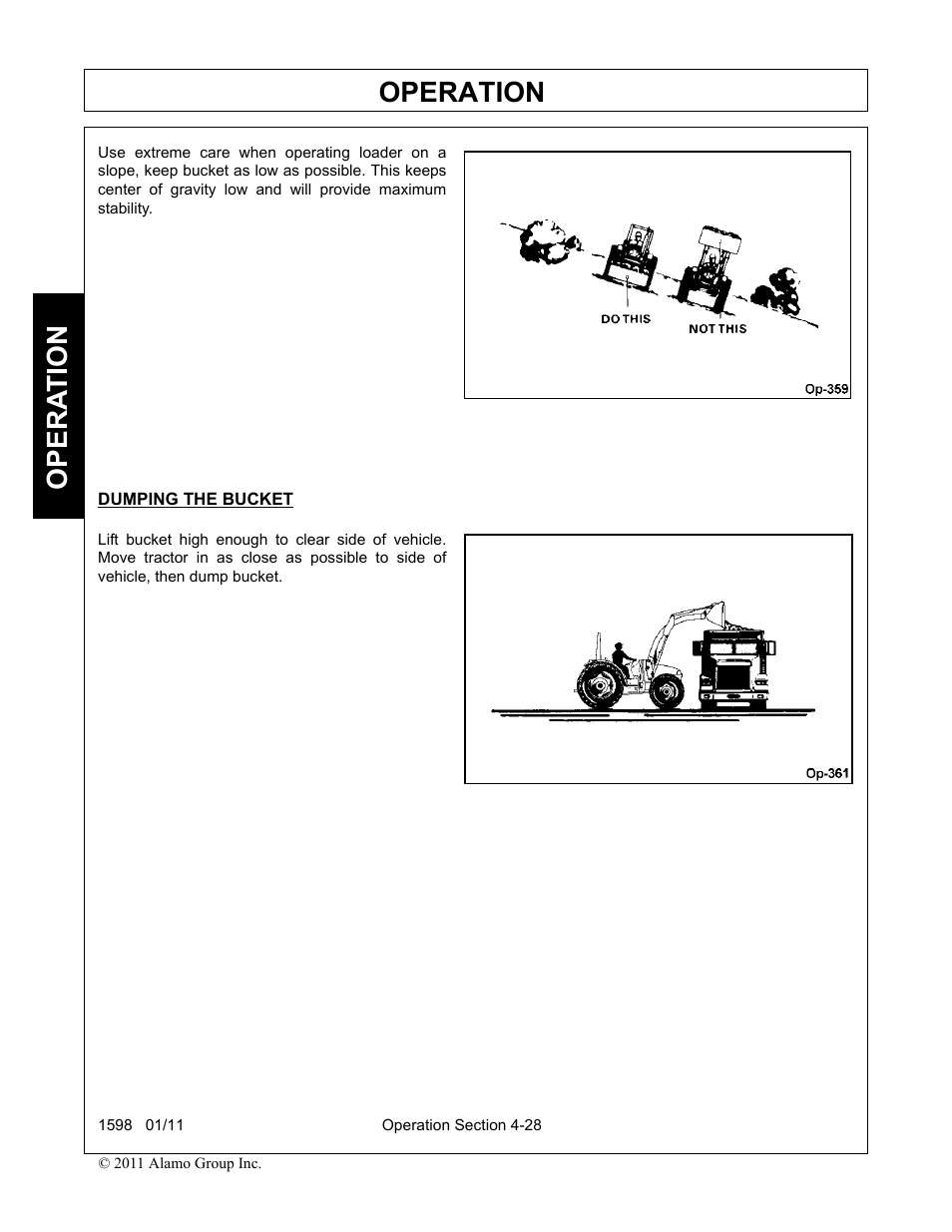 Operation, Opera t ion | Servis-Rhino 1598 User Manual | Page 78 / 108