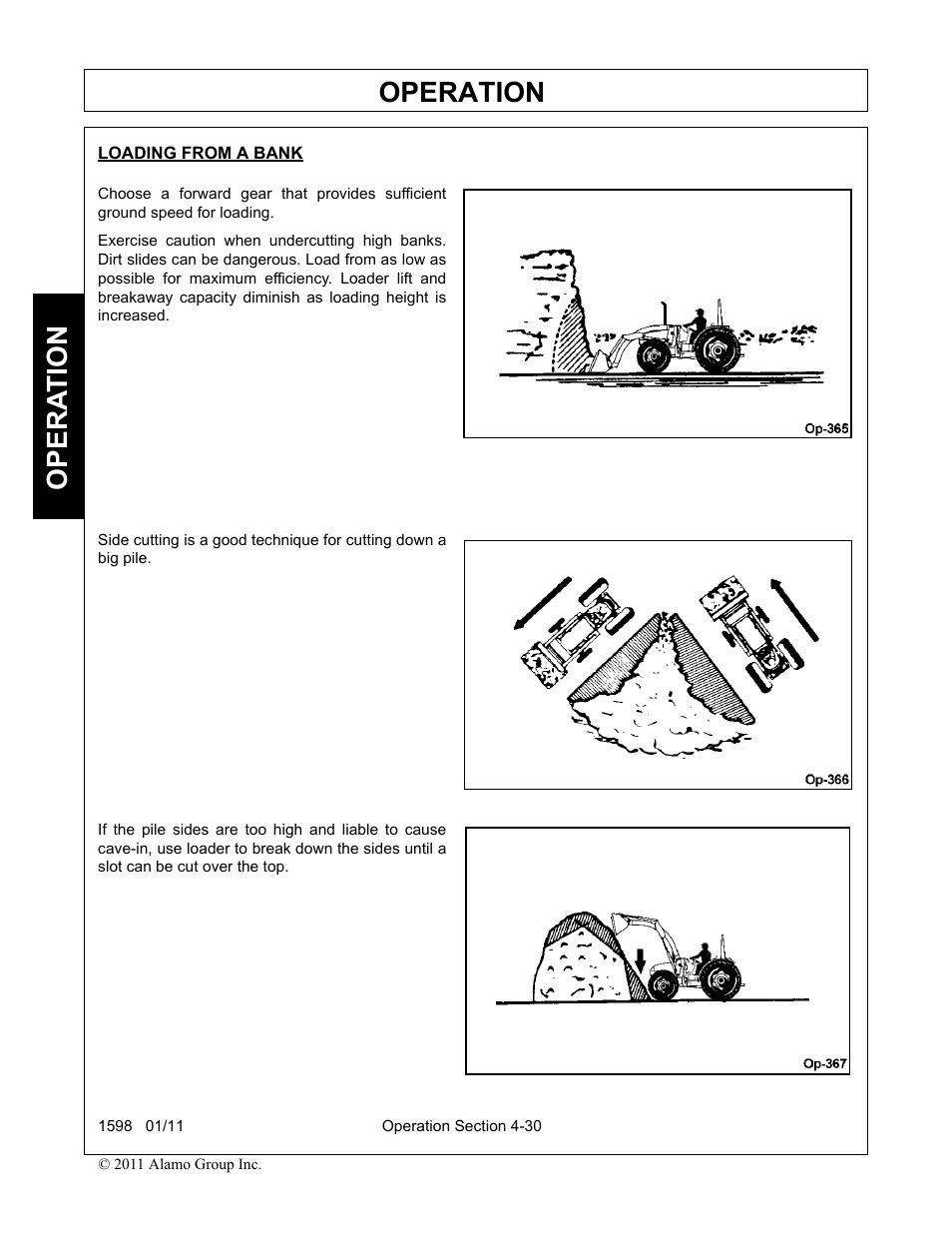 Loading from a bank, Operation, Opera t ion | Servis-Rhino 1598 User Manual | Page 80 / 108