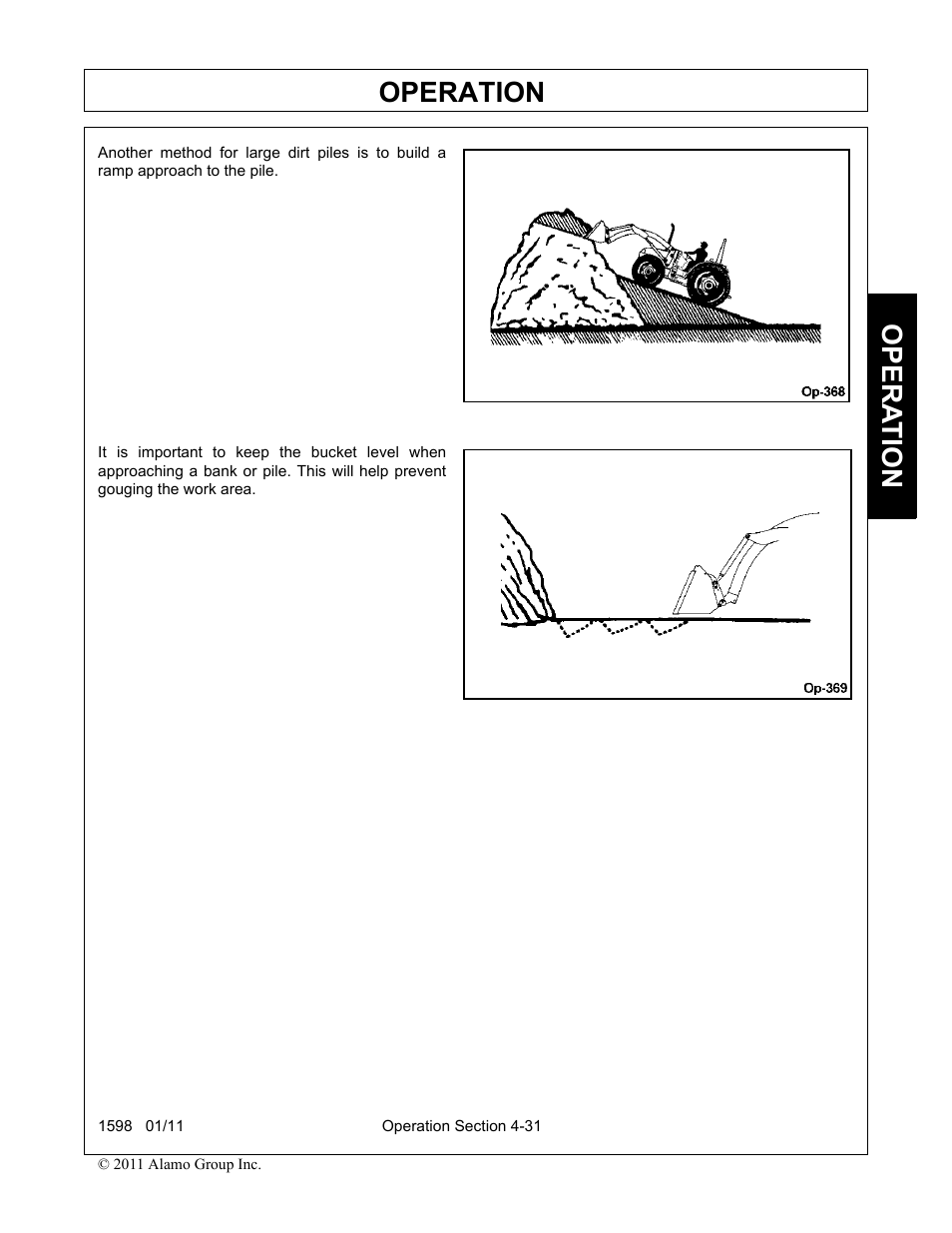 Operation, Opera t ion | Servis-Rhino 1598 User Manual | Page 81 / 108