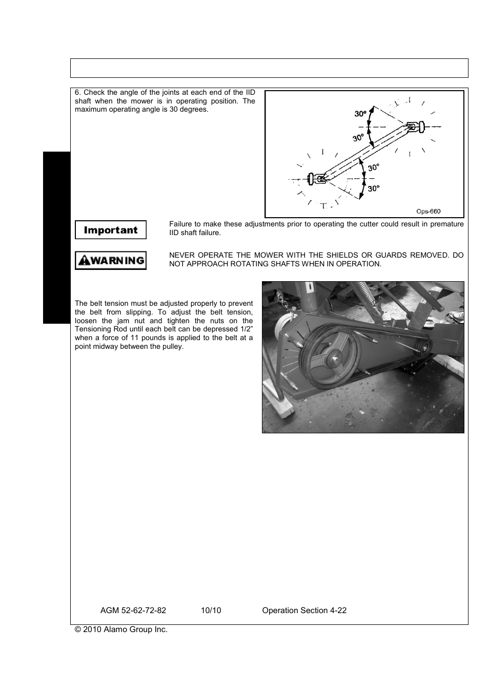 Operation, Oper a t io n | Servis-Rhino RHINO AGM72 User Manual | Page 132 / 186