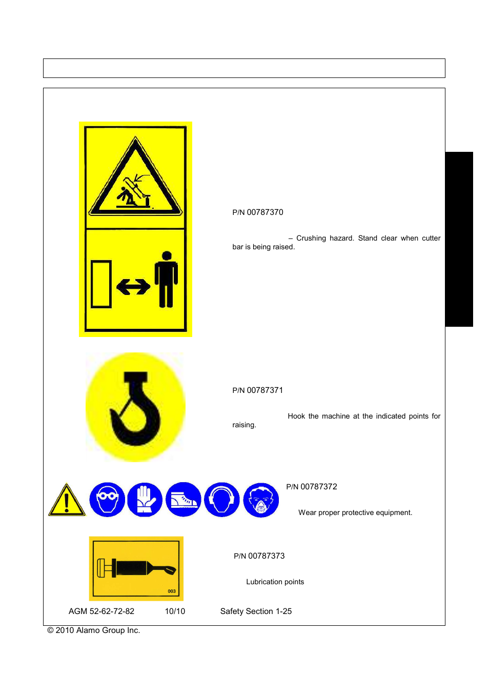 Safety, Sa f et y | Servis-Rhino RHINO AGM72 User Manual | Page 31 / 186