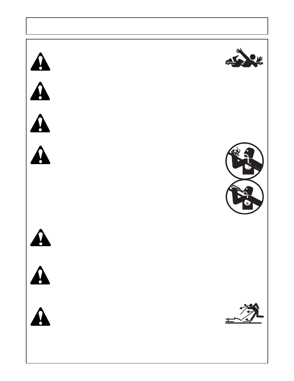 Safety | Servis-Rhino FM60/72 User Manual | Page 12 / 100
