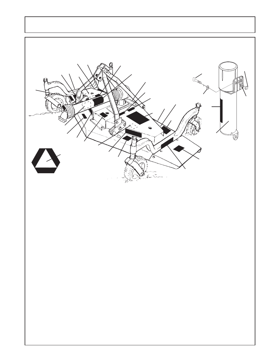 Decal location -11, Safety | Servis-Rhino FM60/72 User Manual | Page 17 / 100