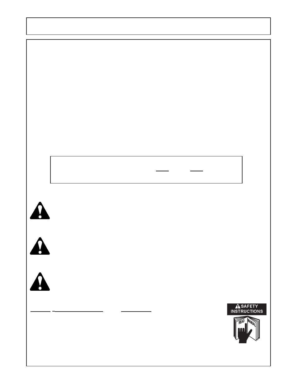 Safety information -2, Safety, Read | Understand, Follow | Servis-Rhino FM60/72 User Manual | Page 8 / 100