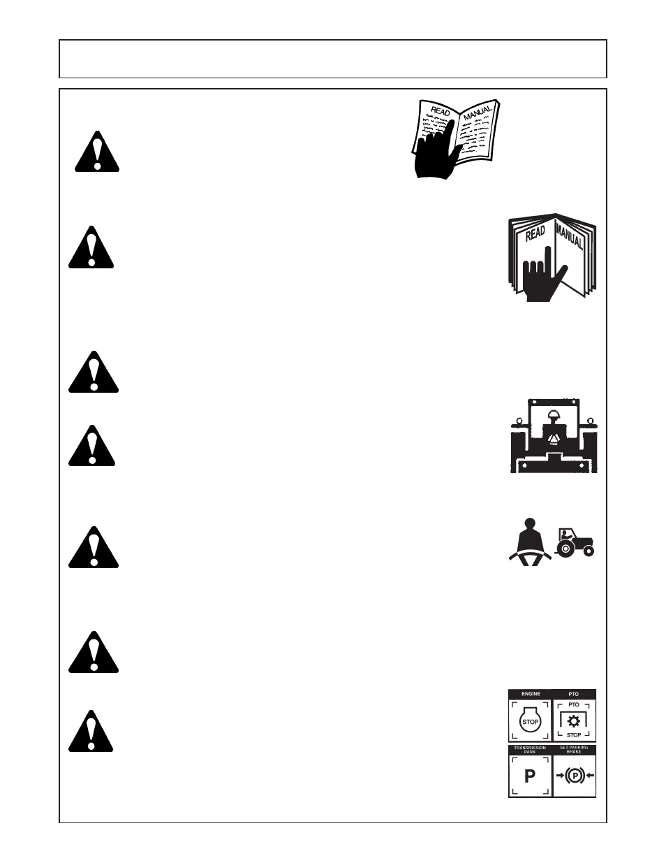 Safety | Servis-Rhino FM60/72 User Manual | Page 9 / 100