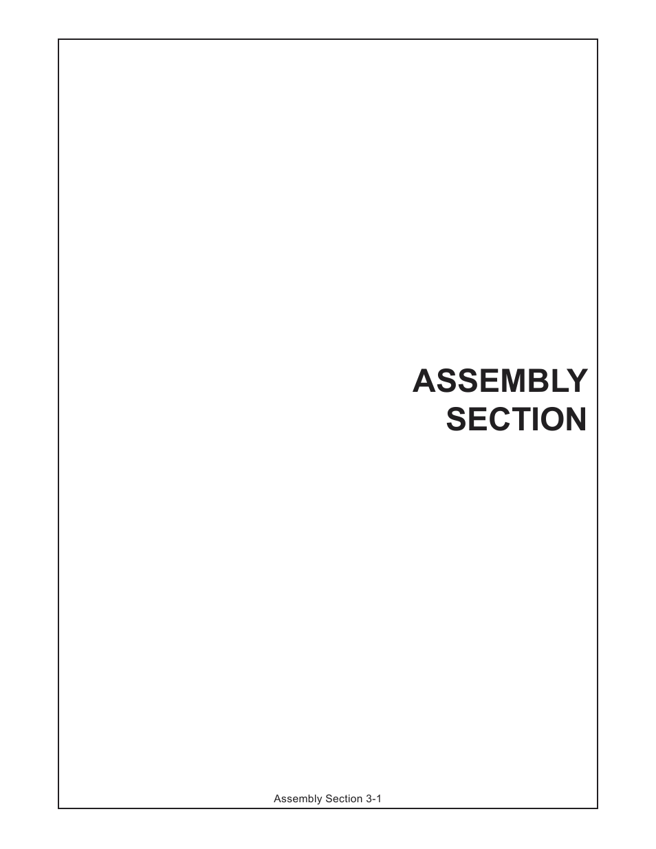 Assembly section -1 | Servis-Rhino LUMBERJACK 60/72 User Manual | Page 69 / 132
